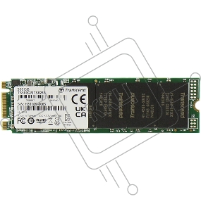 Накопитель SSD M.2 Transcend 500Gb MTS825 <TS500GMTS825S> (SATA3, up to 530/480MBs, 3D NAND, 180TBW, 22x80mm)
