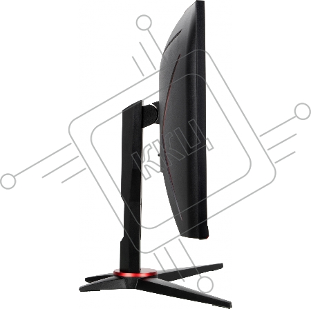 Монитор 23,6'' AOC C24G2AE 1500R Curved 1920x1080 165Гц VA WLED 16:9 1ms VGA 2*HDMI DP 3000:1 80M:1 178/178 250cd Speakers HAS Sviwel Tilt Black/Red