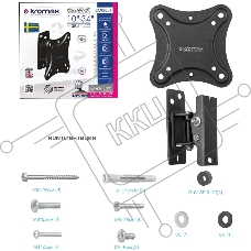 Кронштейн для телевизора Kromax CORBEL-1 черный 10