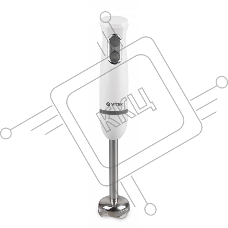 Блендер погружной Vitek VT-3418 белый 700Вт