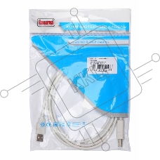 Кабель USB2.0 Buro Reversible USB A (m)/USB B (m) 1.8м 