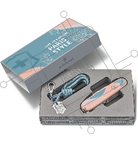 Нож перочинный Victorinox Companion Paris Style (1.3909.E221) 91мм 16функц. розовый с чехлом подар.коробка