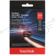 Флеш карта microSD 256GB SanDisk microSD™ Express card UHS-I A1 U30 U3 (880MB/s/650MB/s)