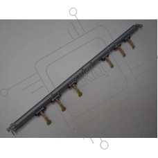 Планка с пальцами нагревательного вала (6пальцев) XEROX WCP 4110/4112/4595