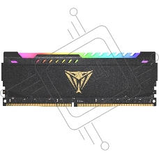 Оперативная память Patriot Viper Steel, DDR4, 8GB (1x8GB), 3200MHz, CL18, с радиатором, RGB, черный