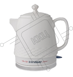 Чайник электрический керамический Endever KR-440C 1200 Вт, емкость 1,4 л, белый, 6 шт/уп.
