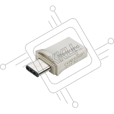 Флешка USB Transcend JetFlash 890S (TS128GJF890S), 128Gb, USB 3.1/Type-C, R/W 70/25, темно-серый