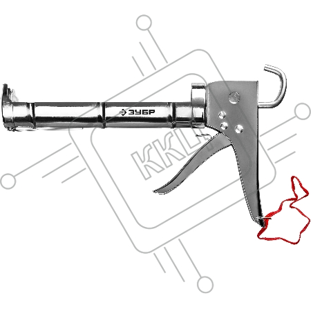 Пистолет для герметика ЗУБР 06625  310мл эксперт полукорпусной зубчатый шт.ок