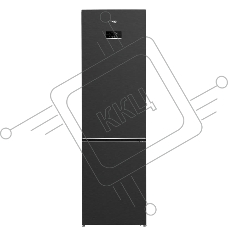 Холодильник Beko B3DRCNK402HXBR двухкамерный антрацит 257/100л морозилка снизу
