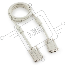 Кабель DVI-D dual link Gembird/Cablexpert CC-DVI2-6C, 25M/25M, 1.8м, экран, феррит.кольца, пакет