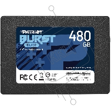 Накопитель SSD Patriot Burst Elite, 480GB, SATA, 2.5