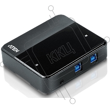 Переключатель, электрон., USB, 2 User > 2 устройства + клавиатура + мышь, 2 USB A-тип > 4 USB A-тип, Male > Female, со встроен. шнурами 2х1.2м., (USB 2.0) 2 PORT USB3.0 Peripheral Sharing Device.