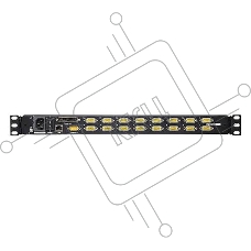 Переключатель KVM 16-портовый IP  с ЖК-дисплеем Slideaway/ATEN SINGLE RAIL 16P PS/2-USB LCDKVMP 17INCH WIH IP