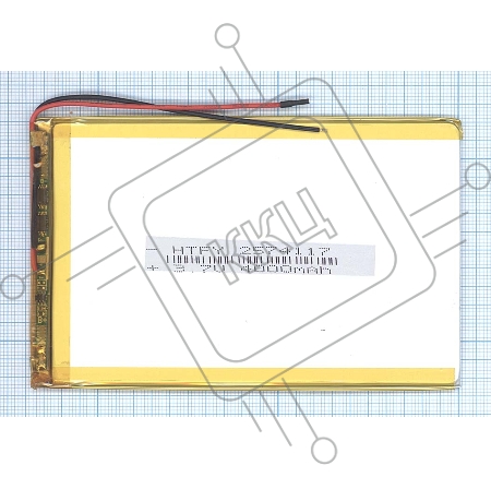 Аккумулятор Li-Pol (батарея) 2.5*74*117мм 2pin 3.7V/4000mAh