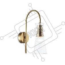 Настенный светильник Ambrella light LH55705 BS/CL латунь/прозрачный E14 max 40W 220*90*300