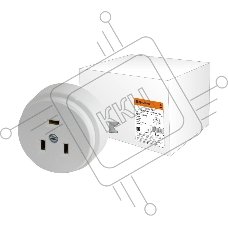 Розетка РШ 32А 250В 2Р+РЕ СУ белая | SQ1812-0006 | TDM