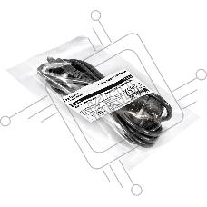 Кабель питания ноутбуков ExeGate Special PC5-3S (Евровилка Schuko->C5, 3*0.5mm2, CCA, черный, 3м)