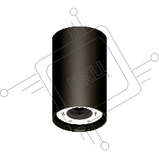 Корпус светильника C8162 SBK черный песок D85*H150mm GX53