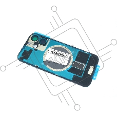Задняя крышка (стекло) для iPhone 16 (A3287) в сборе со стеклом камеры белая