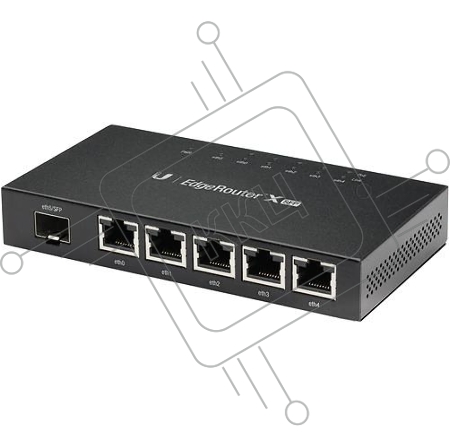 Сетевое оборудование UBIQUITI ER-X-SFP Маршрутизатор 5x Ethernet, 1x SFP, раздача PoE
