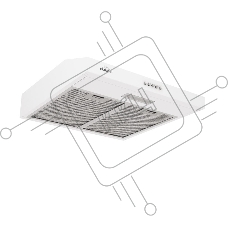 Вытяжка встраиваемая Elikor ECO WH 50 WHITE