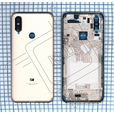 Задняя крышка для Xiaomi Mi 6X Mi A2  золотая