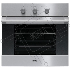 Встраиваемая газовая духовка Korting OGG 541 CFX / 59.7 х 59.6 x 56.5, газовая, газовый гриль, газ-контроль, электроподжиг, телескопические направляющие, нержавеющая сталь