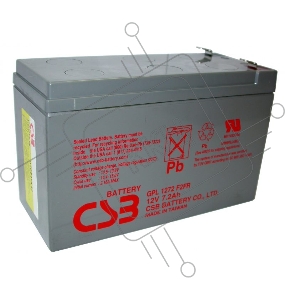 Батарея CSB GPL 1272 (12V, 7Ah F2) с увеличенным сроком службы