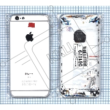 Задняя крышка для iPhone 6S (4.7) серебристая