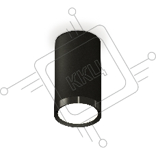 Светильник Ambrella Light XS8162001 SBK/PBK черный песок/черный полированный GX53 (C8162, N8113)