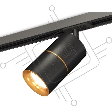 Светильник Ambrella light XT7402031 SBK/PYG черный песок/золото желтое полированное MR16 GU5.3