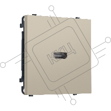 Комплект механизма розетки HDMI 2.1 SIGMA Кашемир 30V/900MS 4K-120HZ 8K-60Hz QUANT PRO (SP3540, PR223)