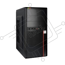 Компьютерный корпус Minitower ExeGate BA-204U (mATX, без БП, 2*USB+2*USB3.0, аудио, черный)