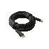 Кабель аудио-видео Digma HDMI 2.0 AOC HDMI (m)/HDMI (m) 10м. Позолоченные контакты черный (BHP AOC 2.0-10)