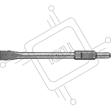 Зубило KRAFTOOL ALLIGATOR HEX 30 29345-32-400  плоское 32 x 400мм