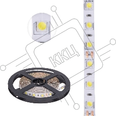 LED-лента 3 м 12 В 5050 6500 К IP23 60 LED/м для БП с клеммами LAMPER
