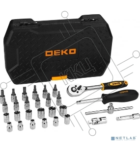 Набор инструментов Deko TZ29 29 предметов (жесткий кейс)