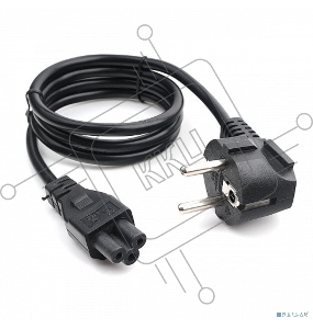 Кабель питания для ноутбуков Cablexpert PC-186-ML12-1M, 1м, Schuko- C5, 10А, пакет