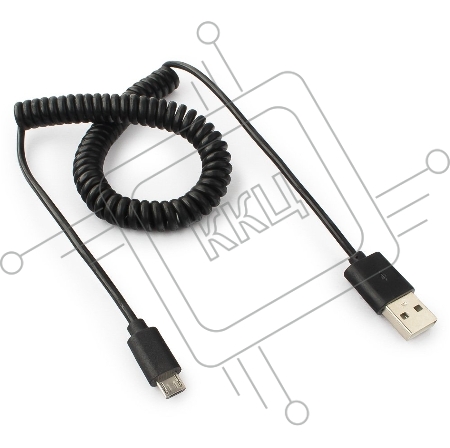 Кабель Cablexpert USB 2.0 Pro, AM/microBM 5P, 1.8м, витой, черный, пакет (CC-mUSB2C-AMBM-6)