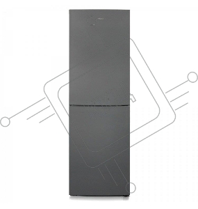 Холодильник Бирюса Б-W6031 2-хкамерн. графит матовый мат.