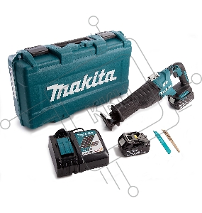 Ножовка MAKITA DJR187RTE  18В. 2х5АчLi-ion. 0-3000об\м. ход-32мм. рез-255мм