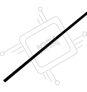 Термоусадочная трубка 2,0/1,0 мм, черная, упаковка 50 шт. по 1 м PROconnect