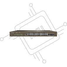 Коммутатор TENDA TEG5328F 24PORT 1000M 4SFP