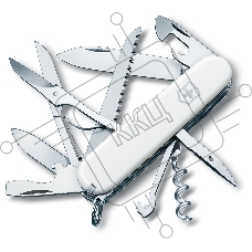 Нож перочинный Victorinox Huntsman (1.3713.7) 91мм 14функц. белый карт.коробка