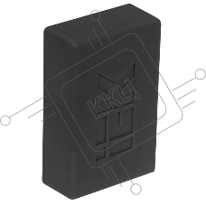 ELECOR Заглушка КМЗ 16х16 черный (4шт/компл) | EL-KK10D-Z-016-016-K02 | IEK