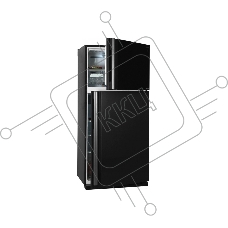 Холодильник Sharp SJ-XG55PMBK черный двухкамерный 394/162 л морозилка сверху