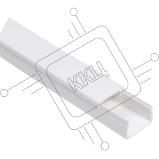 Кабель-канал 25х16 L2000 пластик ЭЛЕКОР ИЭК CKK10-025-016-1-K01