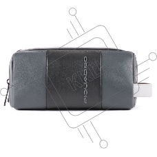 Косметичка Piquadro Urban BY3880UB00/GRN черный/серый натур.кожа