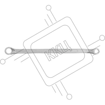 Ключ накидной коленчатый, 8 х 10 мм, хромированный// Sparta