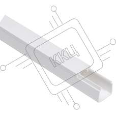 Кабель-канал 16х16 L2000 пластик ЭЛЕКОР ИЭК CKK10-016-016-1-K01